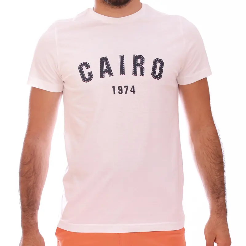 Round Neck Cairo Print T-Shirt