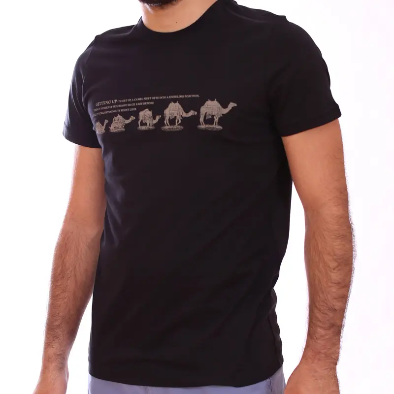 Camel Printed T-Shirt