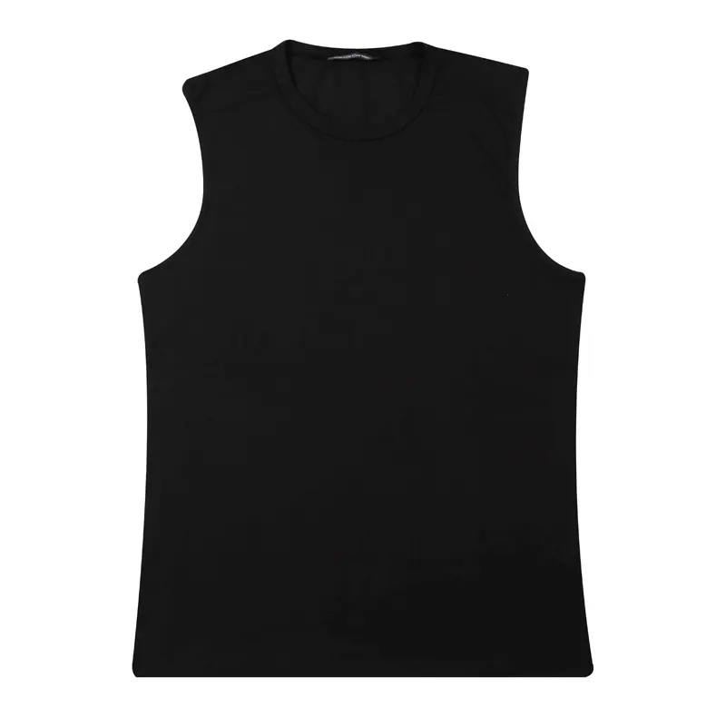 Sleeveless Cotton Stretch T-Shirt