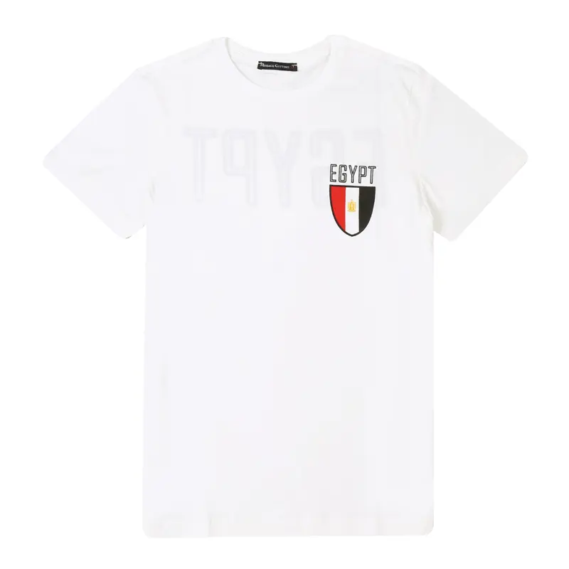 Round Neck Cotton Printed T-Shirt